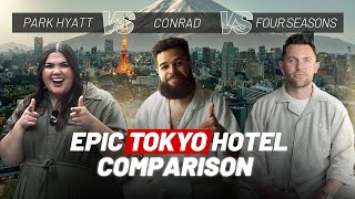 EPIC Tokyo hotel comparison  Park Hyatt vs Conrad vs Four Seasons [upl. by Elkraps]