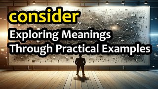 Consider Exploring Meanings Through Practical Examples [upl. by Giark]