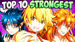 Top 10 STRONGEST Magi Metal VesselDjinn Equip Users [upl. by Reginnej981]