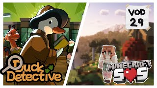 stealing a horse on Minecraft SOS and becoming a Duck Detective [upl. by Shane]