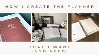 How I Create the Planner I Want and Need Using Different Planner Systems [upl. by Bobbi]