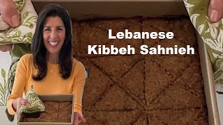 Baked Kibbeh is just as delicious as Raw Kibbeh [upl. by Rothstein851]