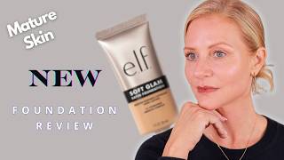 ELF SOFT GLAM SATIN FOUNDATION REVIEW amp WEAR TEST DARK SKIN [upl. by Nylla]