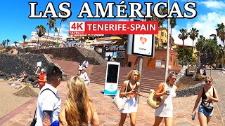 TENERIFE  PLAYA DE LAS AMÉRICAS  Take a look at the Current Situation ☀️ 4K Walk ● March 2024 [upl. by Arabel119]