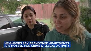 Neighbors say abandoned apartments in Greenspoint are hotbed for crime [upl. by Rodrigo]