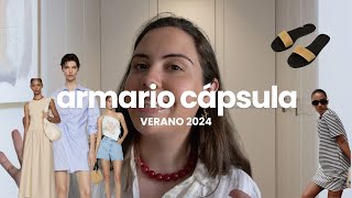 ARMARIO CÁPSULA VERANO 2024  Cómo crear tu fondo de armario con básicos atemporales [upl. by Ainak258]