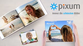 Fotobuch und Fotokalender am Smartphone erstellen  Pixum App [upl. by Swihart]