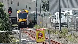 3 Carriage Electric Train Departing Onehunga  Version 3 [upl. by Malanie]