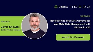 Webinar Revolutionize Your Data Governance and Metadata Management with ERStudio [upl. by Eimaj170]