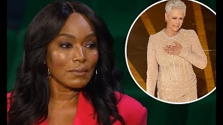 Angela Bassett admits she was gobsmacked over losing Oscar to Jamie Lee Curtis in 2023 and calls [upl. by Kassey]