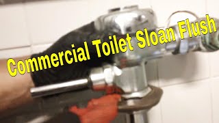 Revive Your Toilet Easy Sloan Flush Valve Repair Tutorial [upl. by Josee781]