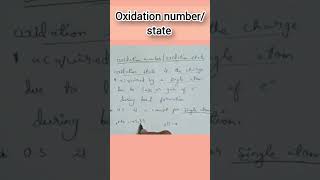 Oxidation numberstate science chemistry boards shorts shortvideo [upl. by Rakel]