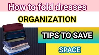 Best Clothes Folding HacksOrganization tips to save space [upl. by Alake]