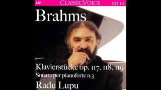 Radu Lupu Brahms Piano Sonata No3 in F minor op5 [upl. by Onurb98]