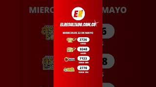 RESULTADO LOTERIA META  LOTERIA MANIZALES Y SUPER ASTRO MIERCOLES 22 DE MAYO 🤩 Shorts [upl. by Akihsay731]