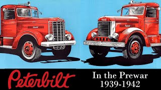 Peterbilt Truck History Prewar Models 19391942 [upl. by Zeiger]