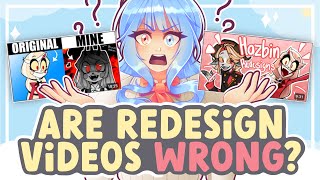 Is It WRONG to Redesign Characters Why People Are Mad  SPEEDPAINT  COMMENTARY [upl. by Anazus434]