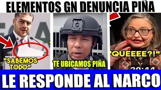 🚨ESCANDALOO ELEMENTOS DE LA GN LE LEEN LA CARTILLA PIÑA “SE VA O LA SACAMOS” [upl. by Leith402]