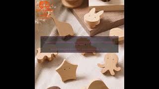 1005005705098409 Wooden Animal Cabinet Handles Wood Cloud Hooks Furniture Handles for C [upl. by Azar52]