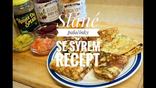 Slané palačinky se sýremrecept [upl. by Annohs]