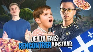 JE ME FAIS UN AMI QUÉBÉCOIS DE 14 ANS ET JE LUI FAIS RENCONTRER KINSTAAR [upl. by Yelrihs]