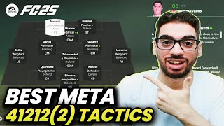 BEST META 412122 FORMATION AND CUSTOM TACTICS IN FC 25 ULTIMATE TEAM [upl. by Witte]