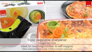 SACAPUNTAS TRIPLE EASYCOOK  TRIPLE VEGETABLE SHARPENER [upl. by Elsy]