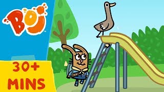 Boj  Giggly Parks Animals  Super Long Compilation  Cartoons for Kids [upl. by Salomo]