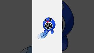 Poliwag using bubble attack pokeartgo pokemon pokeart pokemongo animepokemon ytshorts shorts [upl. by Danni608]