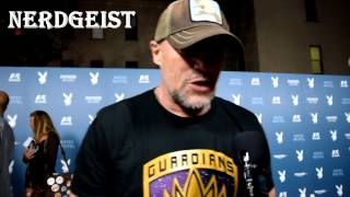 Michael Rooker Interview during SDCC 2014 Guardians of the Galaxy [upl. by Anoerb]