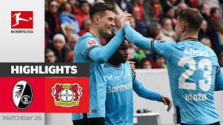 Leverkusen Is On Another Level  Freiburg  Bayer Leverkusen 23  Highlights  MD 26 – Bundesliga [upl. by Ialocin937]