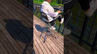 Bridge fishing is indispensable for this kind of bridge raft special fishing chairbridge raft fish [upl. by Anamuj895]