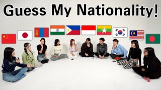 10 Asians Guess Each Others Nationality What country Im From [upl. by Neurath]