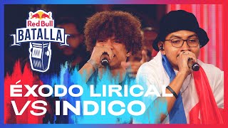 ÉXODO LIRICAL vs ÍNDICO  Final  Red Bull Batalla Centroamérica 2022 [upl. by Reeba]