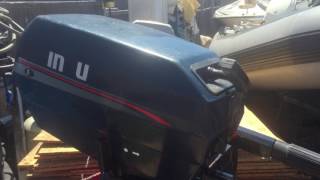 1996 Evinrude 4 hp outboard demonstration [upl. by Harmaning]