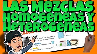 ⚗ MEZCLAS HOMOGÉNEAS y HETEROGÉNEAS  Química [upl. by Palila838]