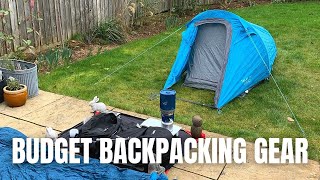 Camping Gear on a Budget  A basic summer wild camping setup [upl. by Adiel112]