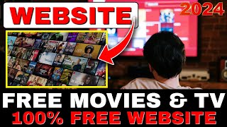 AWESOME 100 FREE MOVIES amp TV STREAMING WEBSITE  100 No Sign Up 2024 [upl. by Ailama]