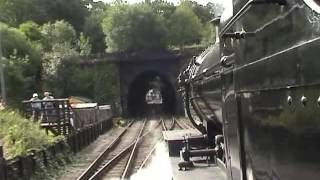 Footplate ride on 7F in 2005 [upl. by Romilly242]