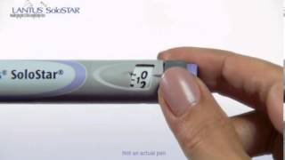 Injecting Insulin With the Lantus SoloSTAR Pen [upl. by Najtsirk477]