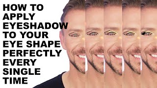 HOW TO APPLY EYESHADOW TO YOUR EYE SHAPE  BEGINNER  ADVANCED [upl. by Ilaire]