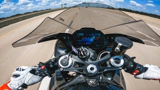 BMW S1000RR TOP SPEED CHALLENGE [upl. by Adnorehs362]