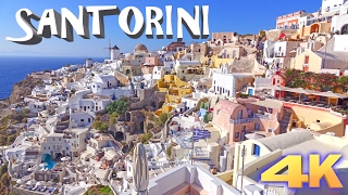 SANTORINI  GREECE 4K [upl. by Armil]