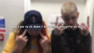 BONES uicideboy Lil Peep  Driveway Lyric Video [upl. by Katerine]