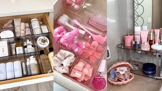 ✨bathroom organizing and restocking videos 🛁🧼 ASMR satisfying 🎙️ tiktok compilations ✨ [upl. by Dulcle]