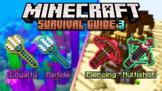 Are Tridents amp Crossbows Good ▫ Minecraft Survival Guide S3 ▫ Tutorial Lets Play Ep43 [upl. by Kolb]