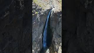 ¡Vistas aéreas impresionantes🚁 Cascada de los Vientos🤩 trekkingchile cascada senderismo drone [upl. by Atiana]