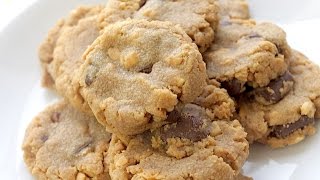 4 Ingredient Peanut Butter Cookies  Simply Bakings [upl. by Jesus]