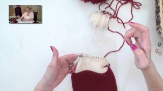 Learn to Knit a Christmas Stocking  Part 3 [upl. by Ahmed]