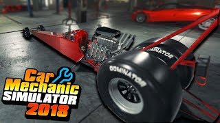 200 MPH TOP FUEL DRAGSTER  Car Mechanic Simulator 2018 [upl. by Gladdy]